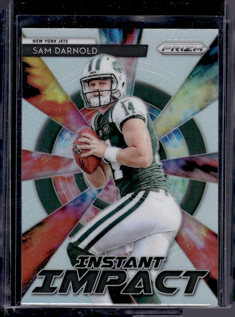 Sam Darnold Rookie Card Instant Impact Silver Prizm 2018 Panini Prizm #II-3 Seahawks (1 of 2)