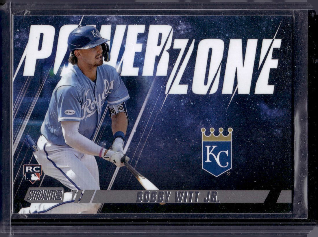 Bobby Witt Jr. Rookie Card Power Zone 2022 Topps Stadium Club #PZ-19 Royals (1 of 2)