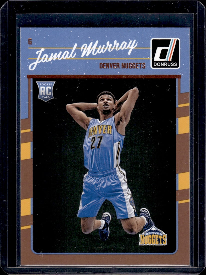 Jamal Murray Rookie Card 2016-17 Donruss #157 Denver Nuggets (1 of 2)