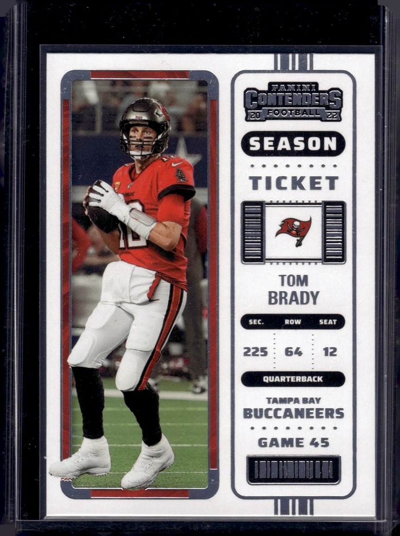 Tom Brady Season Ticket 2022 Contenders #93 Tampa Bay Buccaneers (1 of 2)