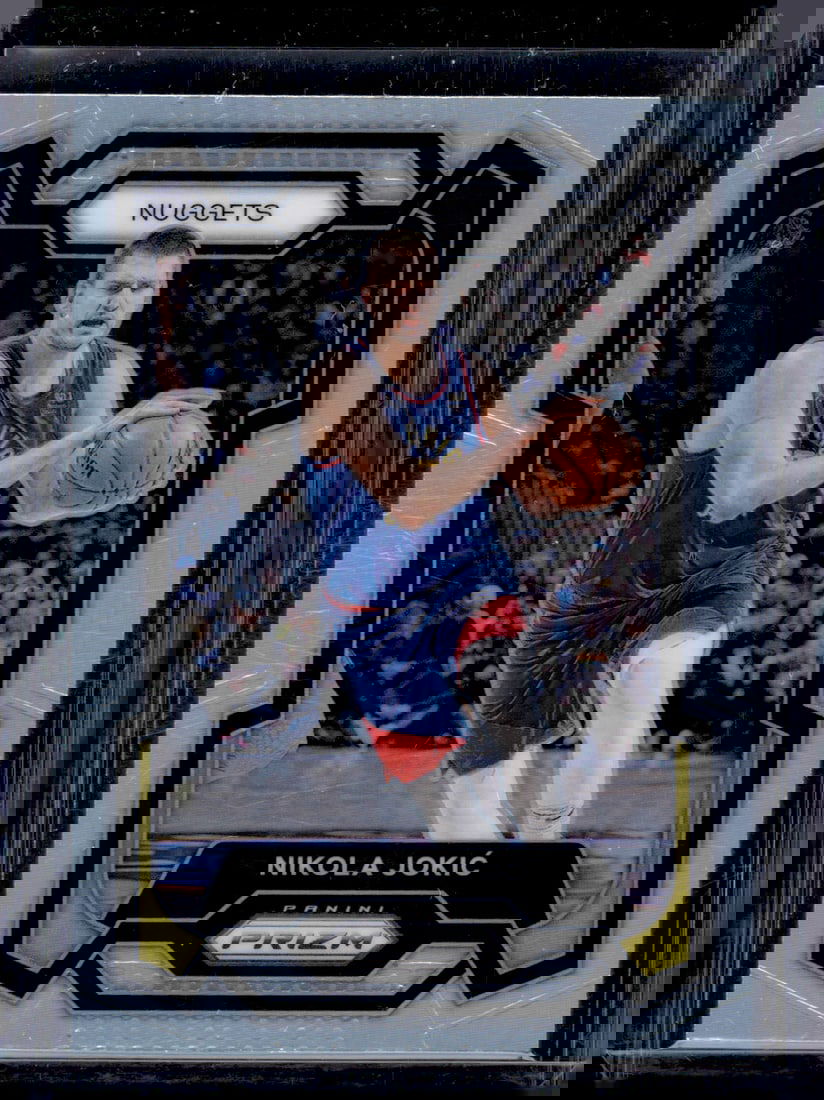 Nikola Jokic Silver Prizm 2023-24 Panini Prizm #17 Denver Nuggets (1 of 2)