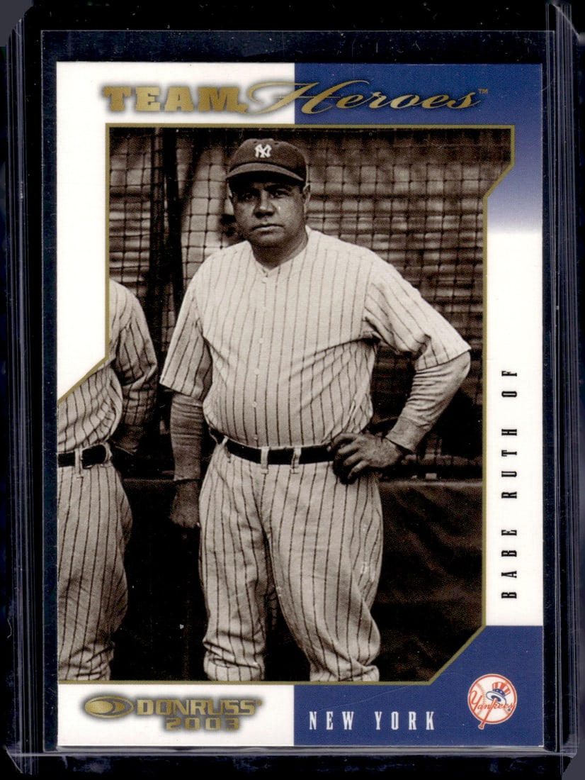 Babe Ruth 2003 Donruss Team Heroes #335 Yankees (1 of 2)