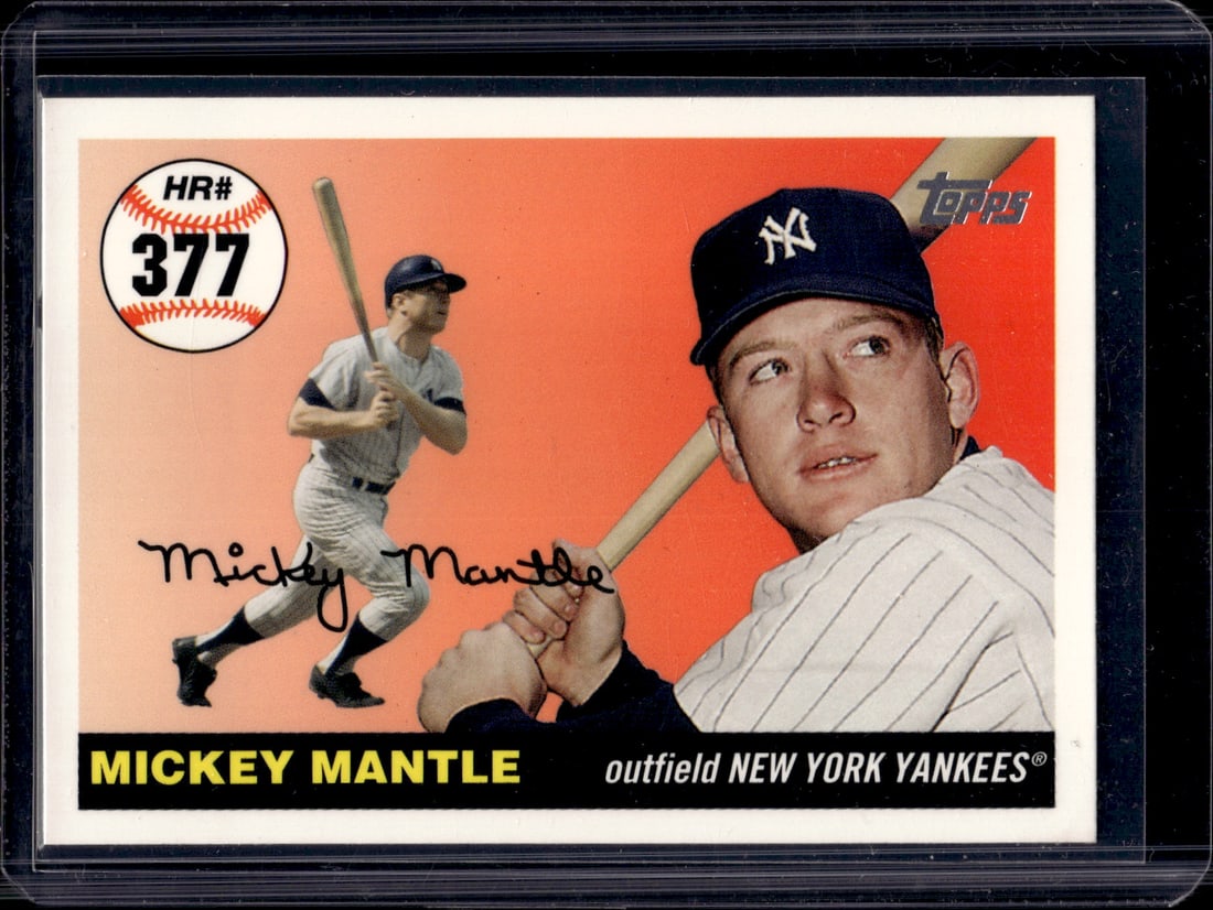 Mickey Mantle 2007 Topps Home Run History #MHR377 (1 of 2)