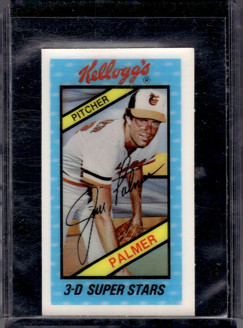 Jim Palmer 1980 Kellogg's 3-D Super Stars #15 Baltimore Orioles (1 of 2)