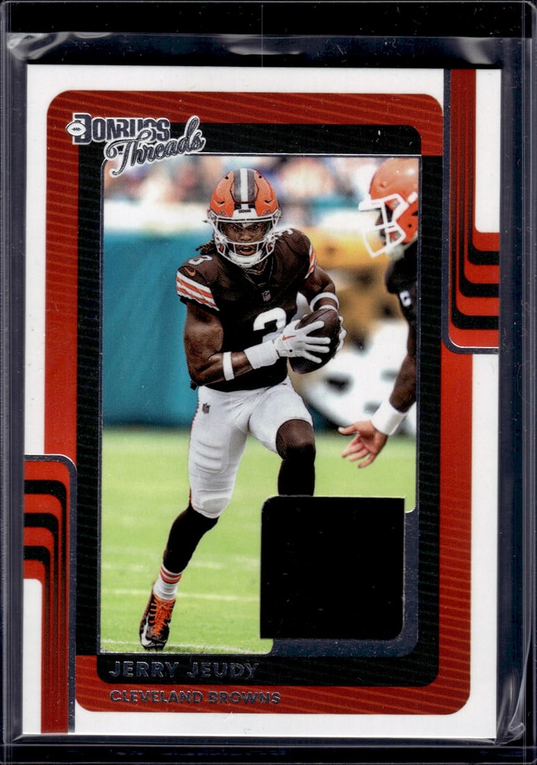 Jerry Jeudy Patch 2025 Donruss #DTH-JJY Cleveland Browns (1 of 2)