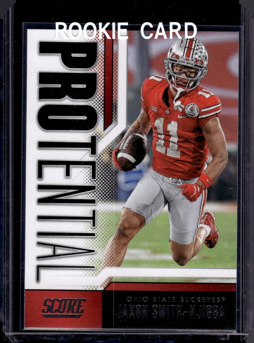 Jaxon Smith-Njigba Rookie Card Protential 2023 Panini Score #10 OSU, Seahawks: Panini Select, Prizm, Mosaic, Contenders, Zenith, Phoenix, Illusions, Absolute, Rookie NFL Sports Trading Cards, SP, SSP, Cards, Football Cards for Sale Near Me, Superbowl & Hall of Fame Player Cards,
