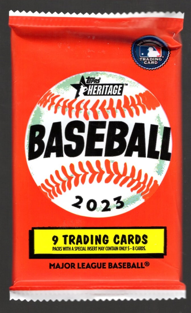 2023 Topps Heritage Baseball Card BLASTER BOX PACK, Sports Cards, Rookie Cards, MLB Trading Cards (1 of 1)