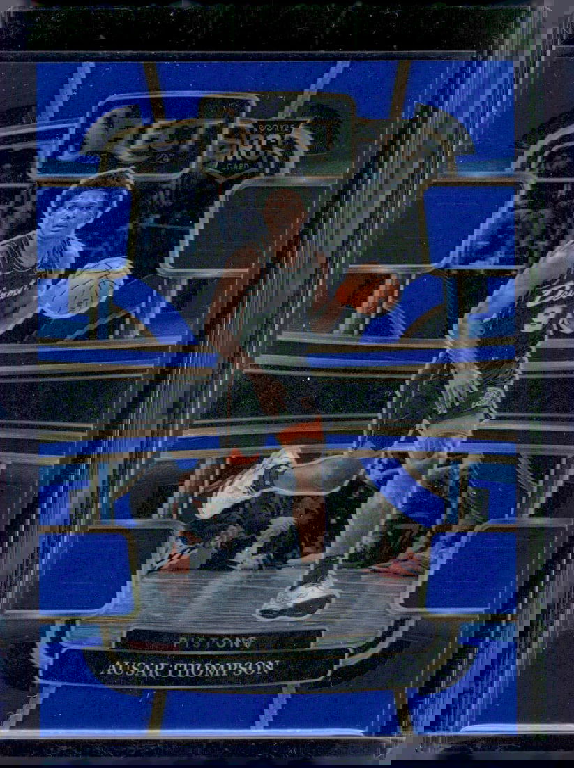 Ausar Thompson Rookie Card Blue Prizm 2023-24 Select #95 Detroit Pistons (1 of 2)