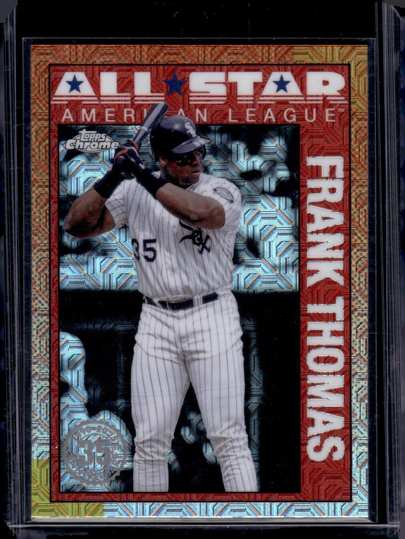 Frank Thomas Silver Pack Mojo 2025 Topps Chrome #90ASC-36 Chicago White Sox (1 of 2)
