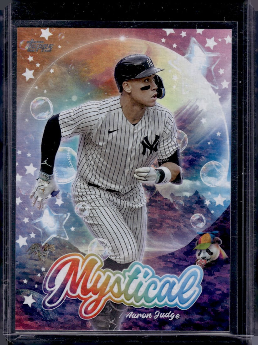 Aaron Judge Mystical 2024 Topps #MYS-4 New York Yankees: Topps Baseball MLB Trading & Sports Cards, Sports Cards for Sale Near Me, World Series & Hall of Fame Players Memorabilia, Refractors, X-Fractors, Numbered, SP, SSP, Valuable Auction Memorabilia Lots 