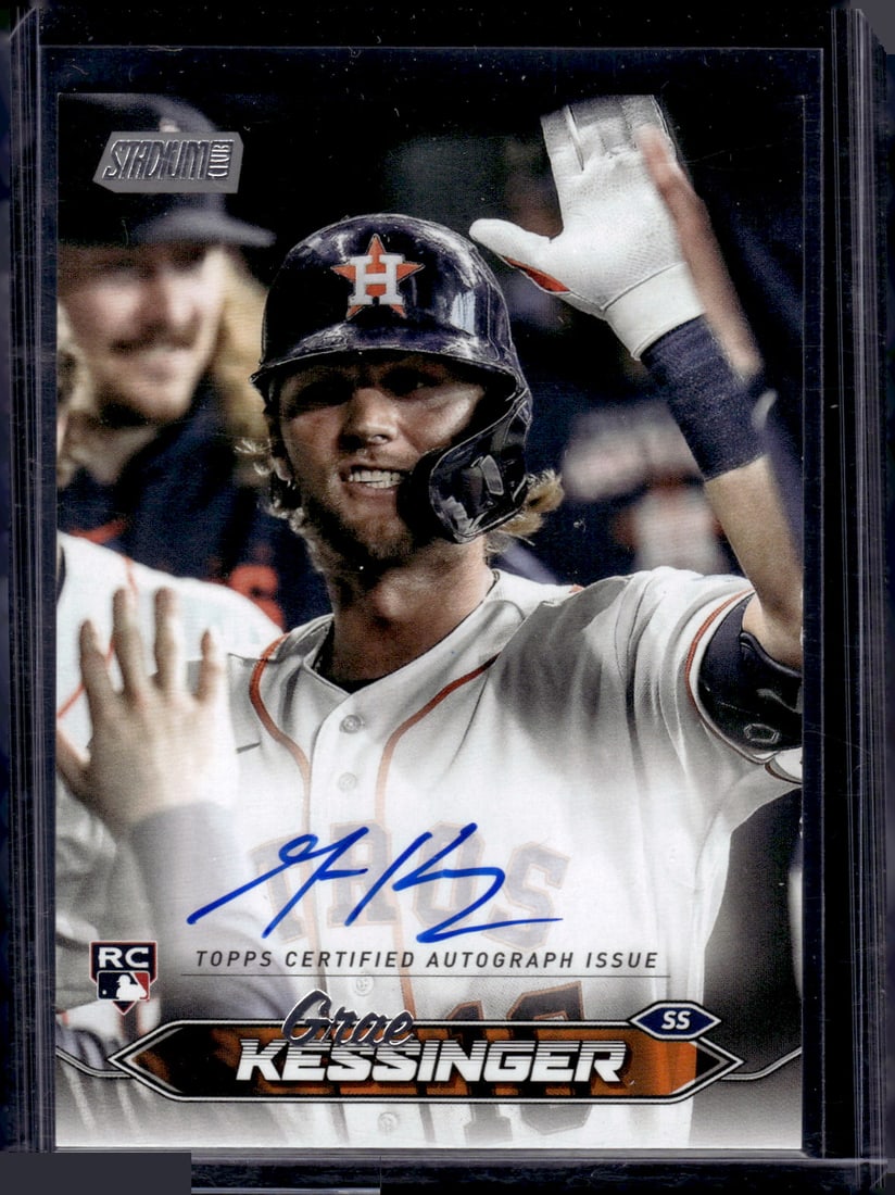 Grae Kessinger Rookie Auto 2024 Topps Stadium Club #SCBA-GK Houston Astros (1 of 2)