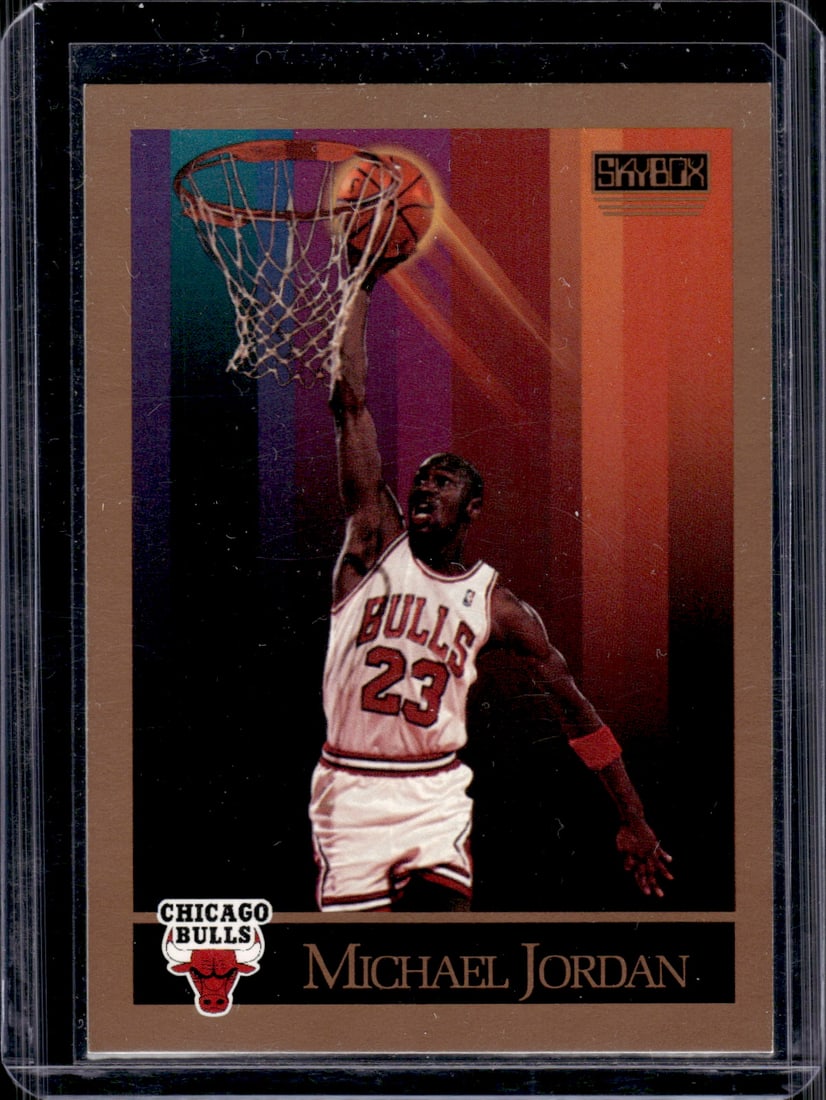 Michael Jordan 1990-91 Skybox #41 Chicago Bulls: SkyBox, Basketball NBA Trading & Sports Cards, Sports Cards for Sale Near Me, Chrome, Refractor, SP, SSP, Valuable Auction Memorabilia Lots Sold On Line, NBA Championship & Hall of Fame Player Cards