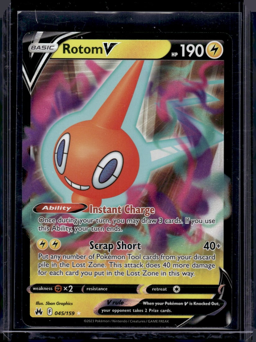2023 Pokemon Crown Zenith Rotom V #45 (1 of 2)