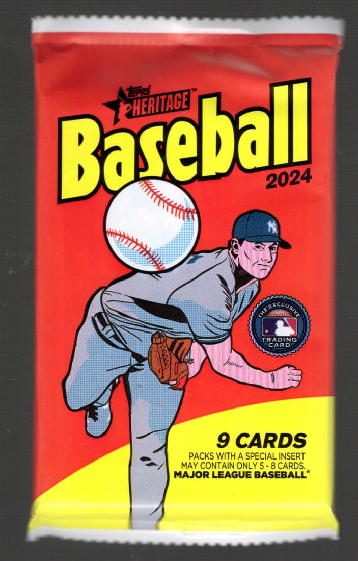 2024 Topps Heritage Baseball MEGA BOX PACK - Elly De La Cruz Rookie Card, MLB Trading Cards (1 of 1)