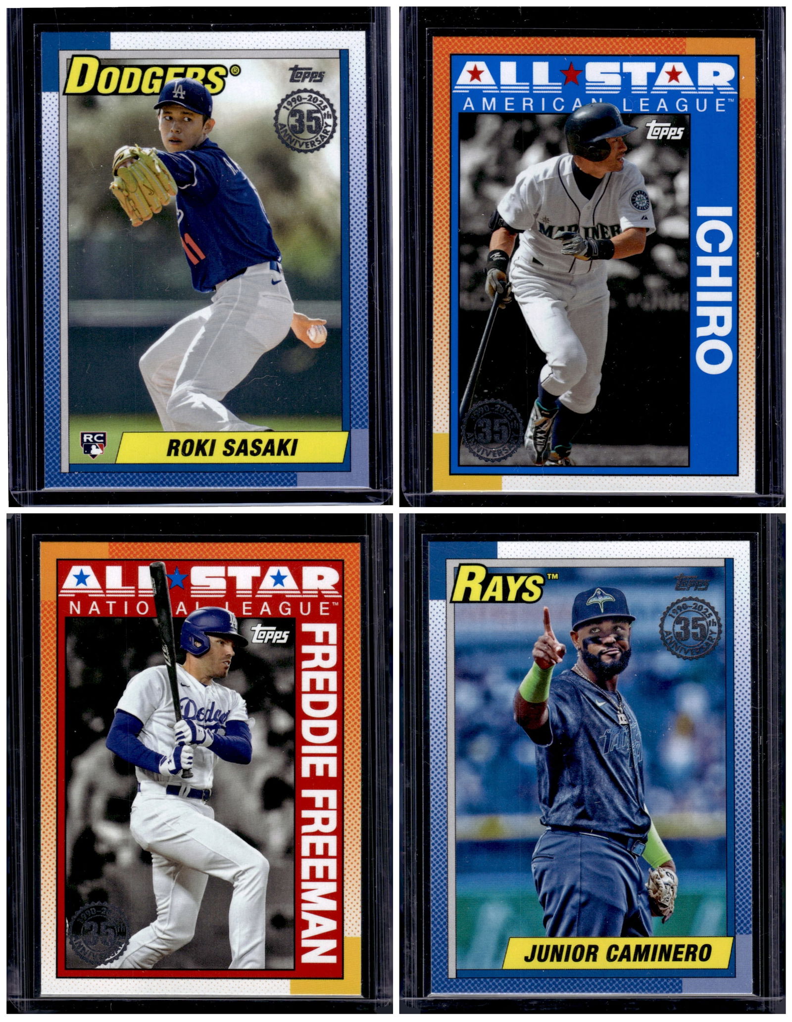 Lot of 4 Mike Trout Baseball Cards. All Different (1 of 2)