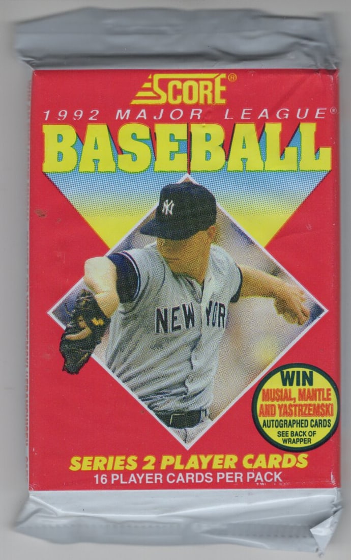 1990 Topps Major League Leaders Super Glossy Vintage Baseball Cards Retail Box Wax Pack Mini Cards (1 of 1)