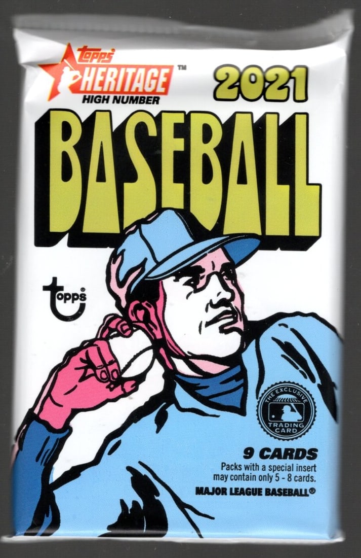 2021 Topps Heritage HIGH NUMBER Baseball Card BLASTER BOX PACK Sports Cards (1 of 1)
