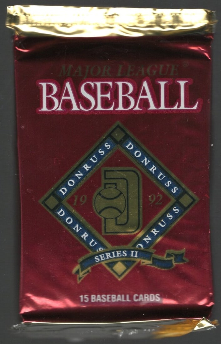 1992 Donruss Vintage Series 2 Baseball Card Retail Box Wax Pack (1 of 1)