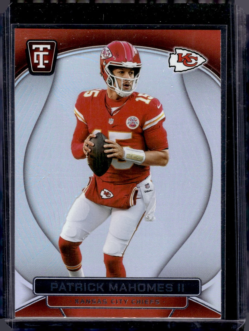 Patrick Mahomes 2024 Totally Certified #43 Kansas City Chiefs: Panini Select, Prizm, Mosaic, Contenders, Zenith, Phoenix, Illusions, Absolute, Rookie NFL Sports Trading Cards, SP, SSP, Cards, Football Cards for Sale Near Me, Superbowl & Hall of Fame Player Cards,
