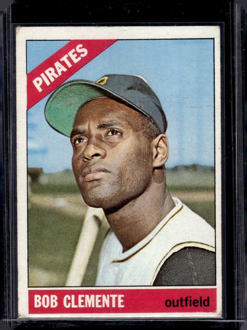 Roberto Clemente 1966 Topps #300 Pittsburgh Pirates Vintage Baseball Card (1 of 2)