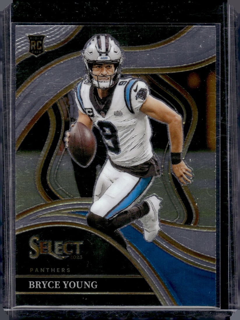 Bryce Young Rookie Card Club Level 2023 Select #291 Carolina Panthers: Panini Select, Prizm, Mosaic, Contenders, Zenith, Phoenix, Illusions, Absolute, Rookie NFL Sports Trading Cards, SP, SSP, Cards, Football Cards for Sale Near Me, Superbowl & Hall of Fame Player Cards,