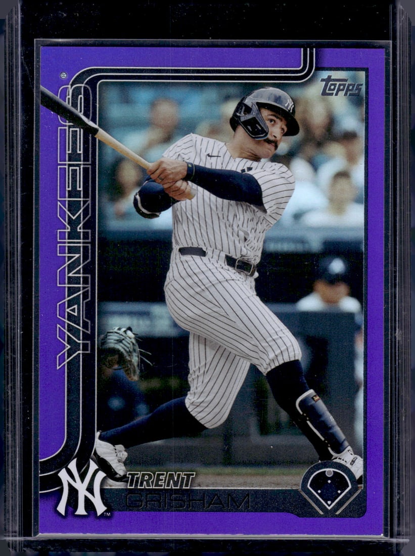 Trent Grisham Purple Foil /250 2025 Topps Series Two #666 New York Yankees (1 of 2)