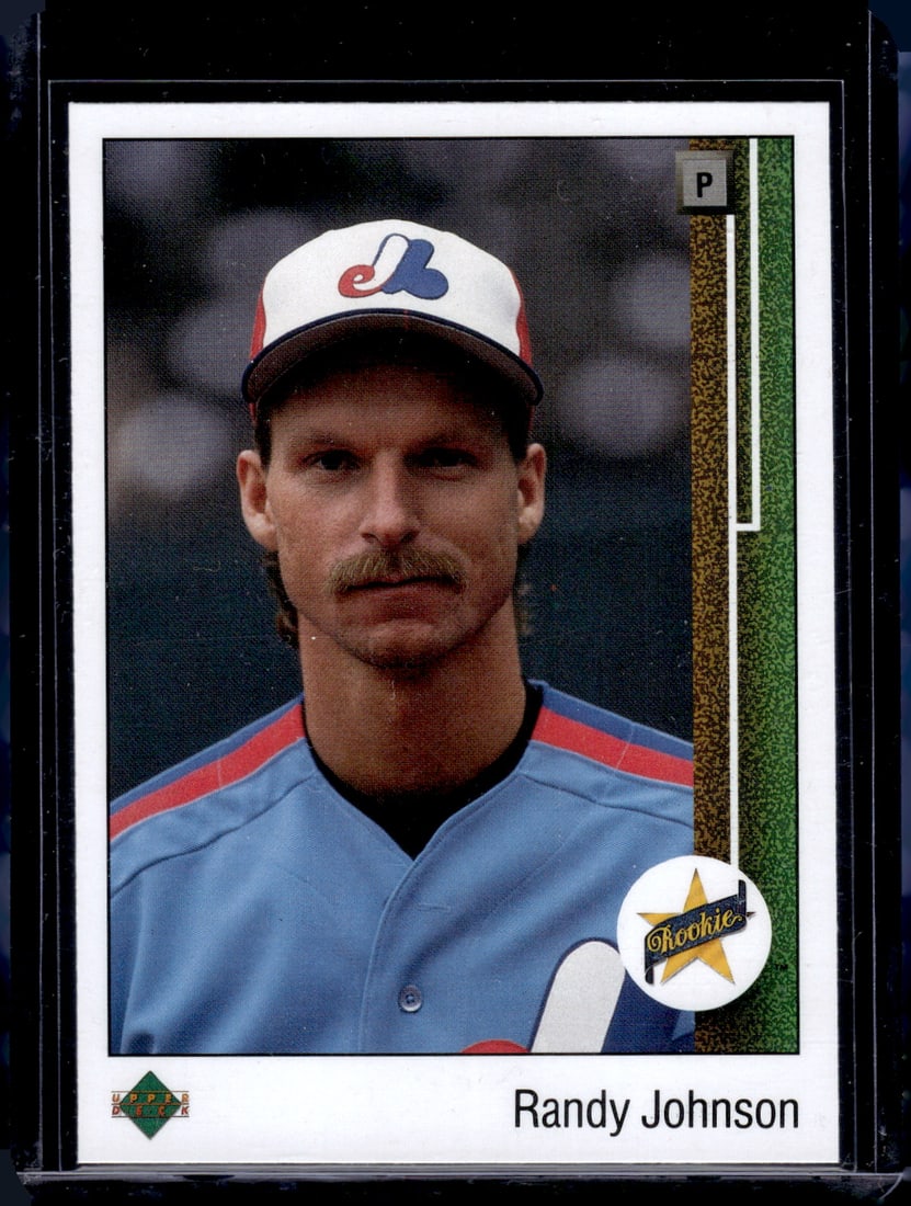 Randy Johnson Rookie Card 1989 Upper Deck #25 Montreal Expos (1 of 2)