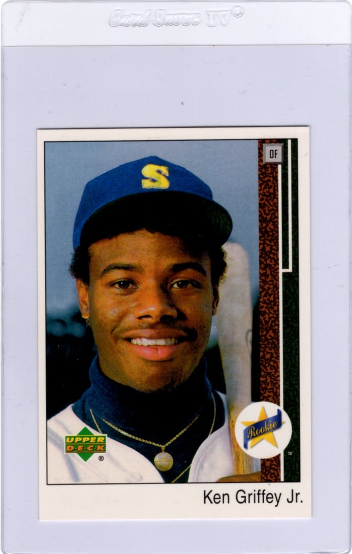Ken Griffey Jr. Oversized Jumbo 1999 Upper Deck 1989 Rookie Reprint: Upper Deck Baseball MLB Trading & Sports Cards, Old Sports Cards for Sale Near Me, Auction Memorabilia Lots for Sale On Line, World Series & Hall of Fame Players