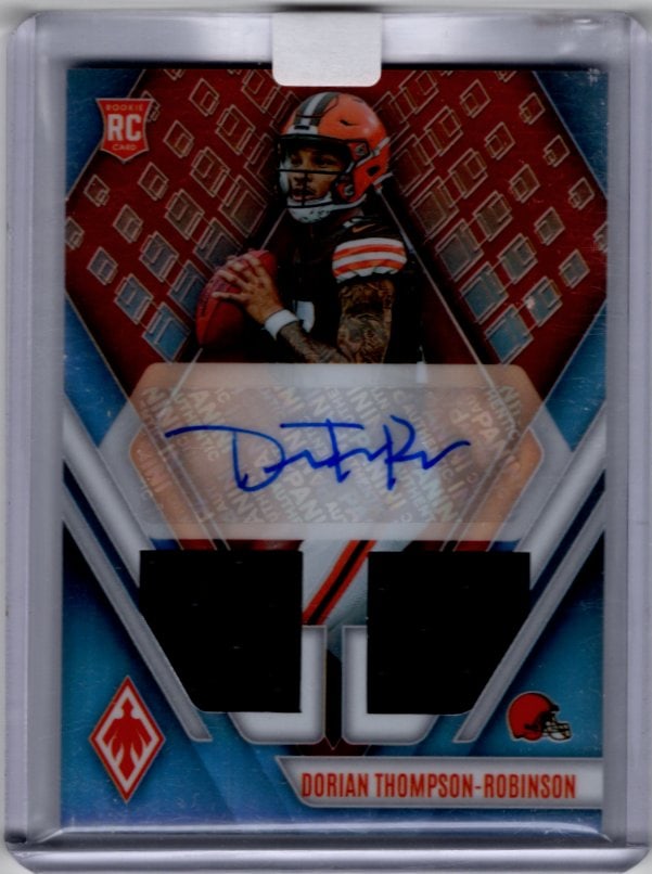 Dorian Thompson Robinson Rookie Patch Auto /199 2023 Phoenix #RAD-DTR Browns (1 of 2)