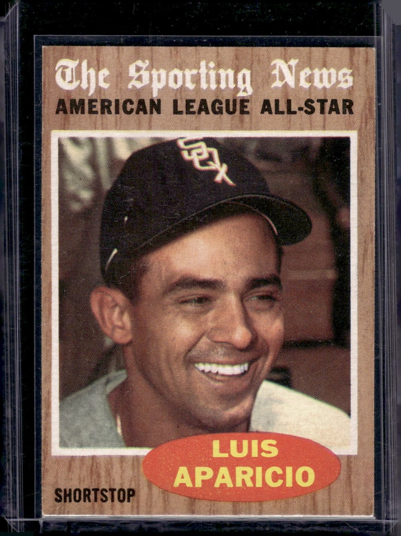 Luis Aparicio 1962 Topps #469 White Sox Vintage Baseball Card (1 of 2)