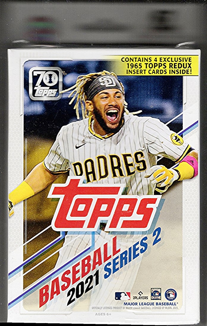 2021 Topps Baseball Series 2 Baseball Card HANGER BOX Sports Cards MLB Trading Cards (1 of 1)