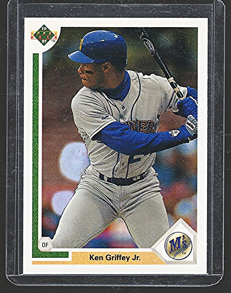 Ken Griffey, Jr 1991 Upper Deck #555 Seattle Mariners MLB Trading Card (1 of 2)