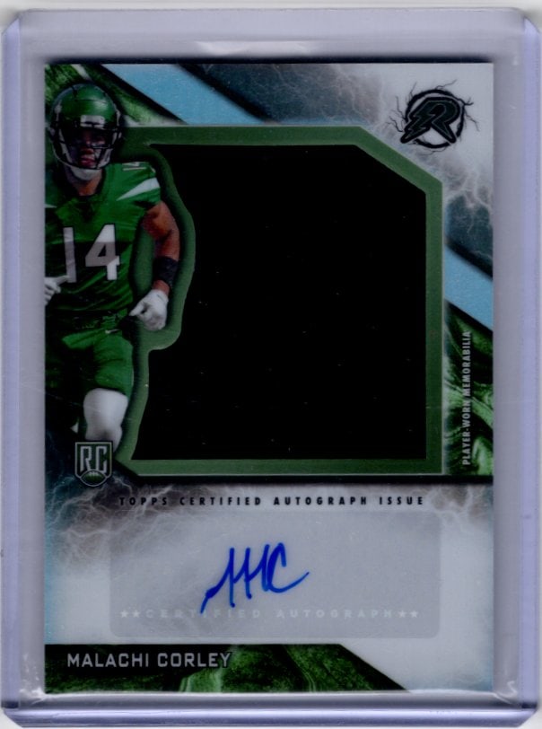 Malachi Corley Rookie Patch Auto 2024 Topps Resurgence #RPA-MC (1 of 2)
