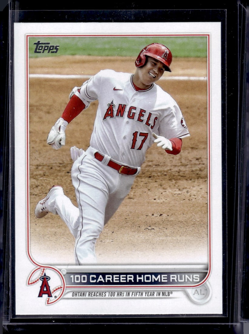 Shohei Ohtani 100 Career Home Runs 2022 Topps Update #US92: Topps Baseball MLB Trading & Sports Cards, Sports Cards for Sale Near Me, World Series & Hall of Fame Players Memorabilia, Refractors, X-Fractors, Numbered, SP, SSP, Valuable Auction Memorabilia Lots 