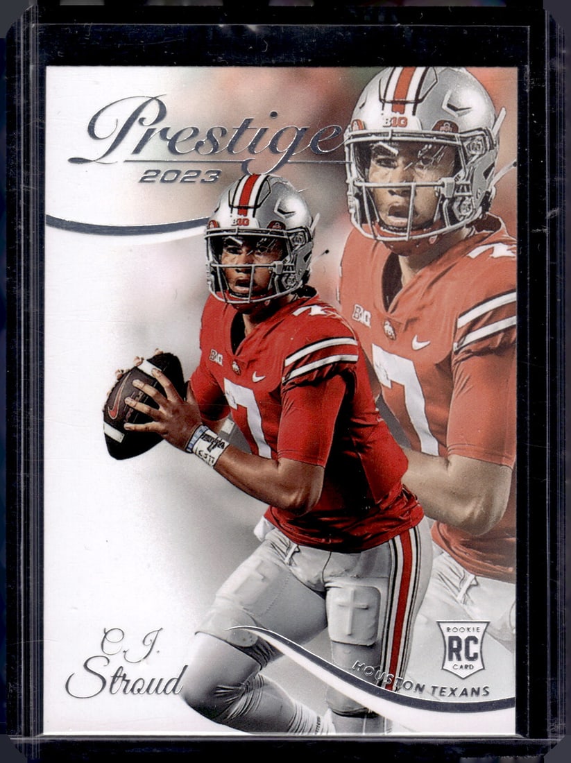 Cj Stroud Rookie Card 2023 Panini Prestige #314 OSU Buckeyes, Texans (1 of 2)