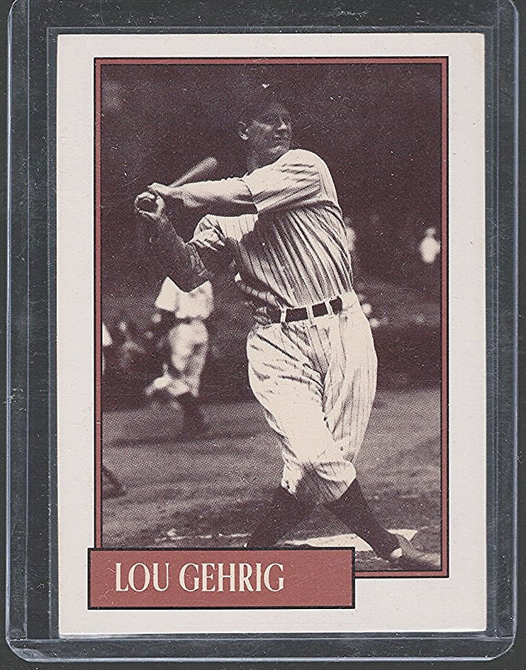 Lou Gehrig Homer's Classics 1991 Young Estates Curts #9: Topps Baseball MLB Trading & Sports Cards, Rookie Cards, Sports Cards for Sale Near Me, Cardinals, Refractors, Chrome, Auction Lots for Sale On Line, World Series & Hall of Fame Players