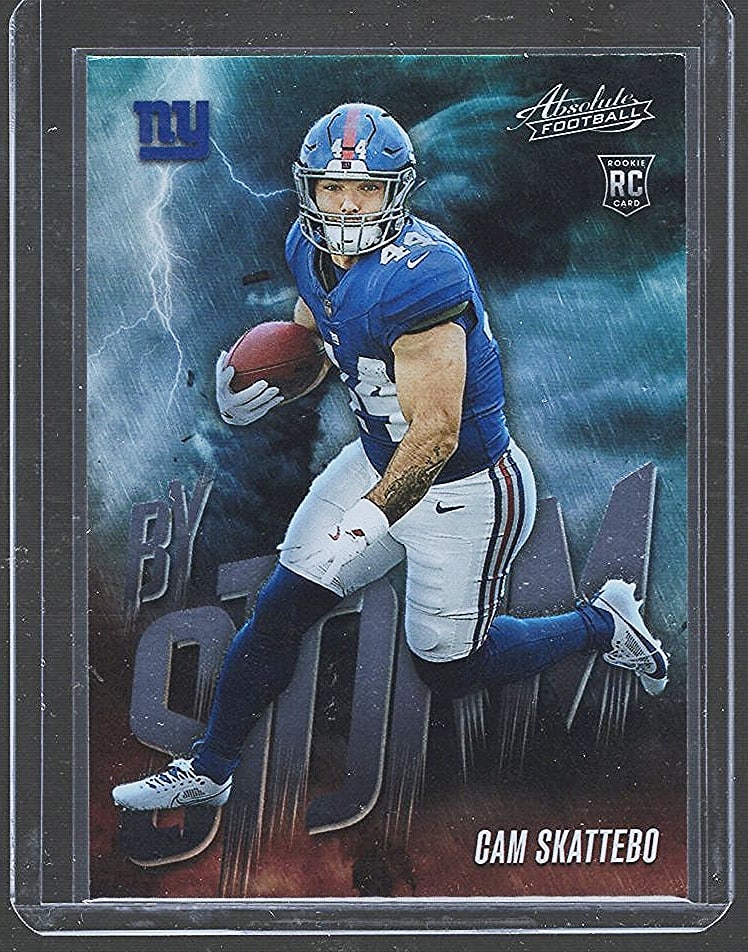 Cam Skattebo Rookie Card By Storm Insert 2025 Panini Absolute #2 (1 of 2)