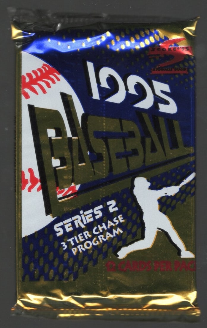 1995 Score Series 2 Vintage Baseball Cards Retail Box Pack, 3 Tier Chase Program (1 of 1)