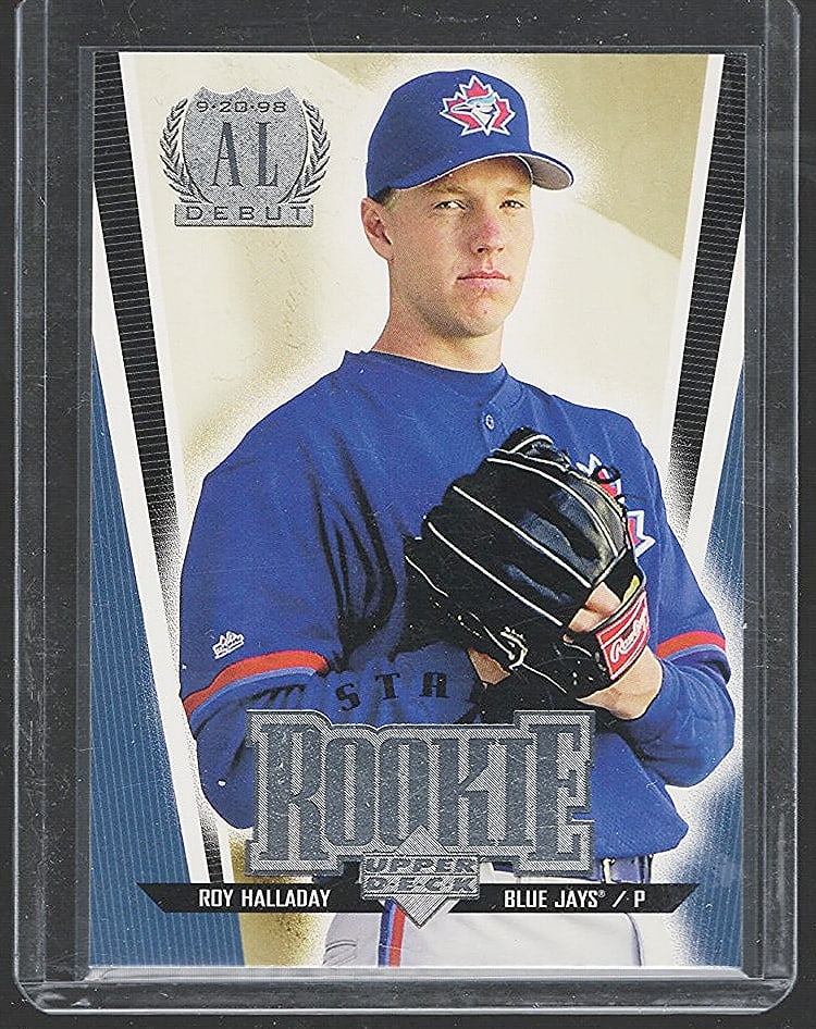 Roy Halladay Rookie Pro Debut Card 1999 Upper Deck #269: Upper Deck Baseball MLB Trading & Sports Cards, Old Sports Cards for Sale Near Me, Auction Memorabilia Lots for Sale On Line, World Series & Hall of Fame Players