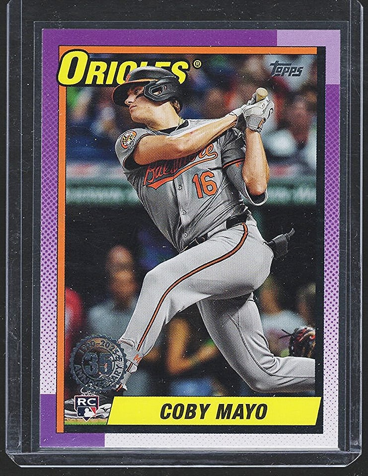 Coby Mayo Rookie Card 35th Anniversary Insert 2025 Topps #T90-93 (1 of 2)