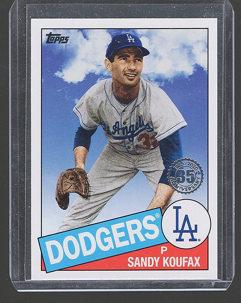 Sandy Khoufax 2020 Topps 35th Anniversary Insert #85-55 (1 of 2)