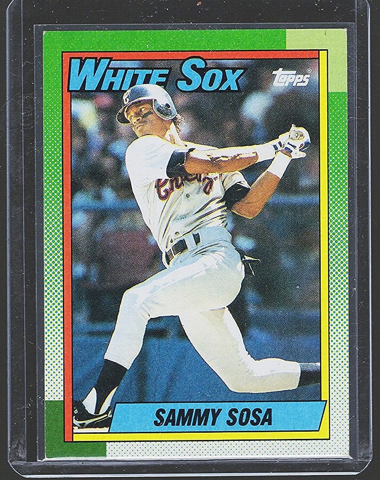 Sammy Sosa Rookie Card 1990 Topps #692 Vintage MLB Trading Card (1 of 2)