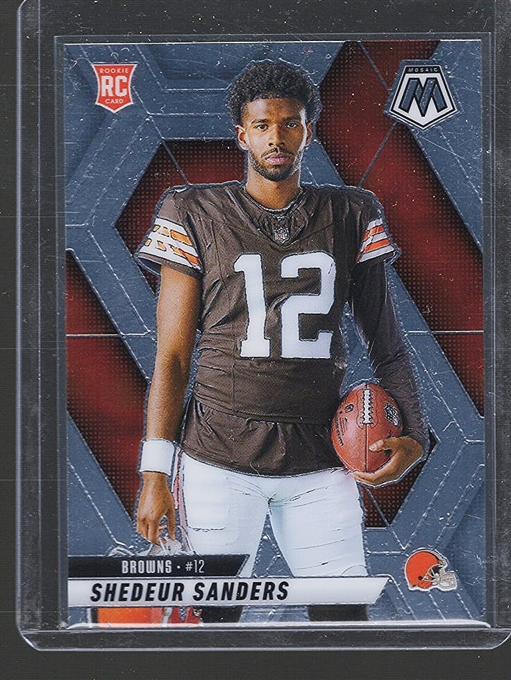 Shedeur Sanders Rookie Card 2025 PaniniMosaic #290: Panini Select, Prizm, Mosaic, Contenders, Zenith, Phoenix, Illusions, Absolute, Rookie NFL Sports Trading Cards, SP, SSP, Cards, Football Cards for Sale Near Me, Superbowl & Hall of Fame Player Cards,