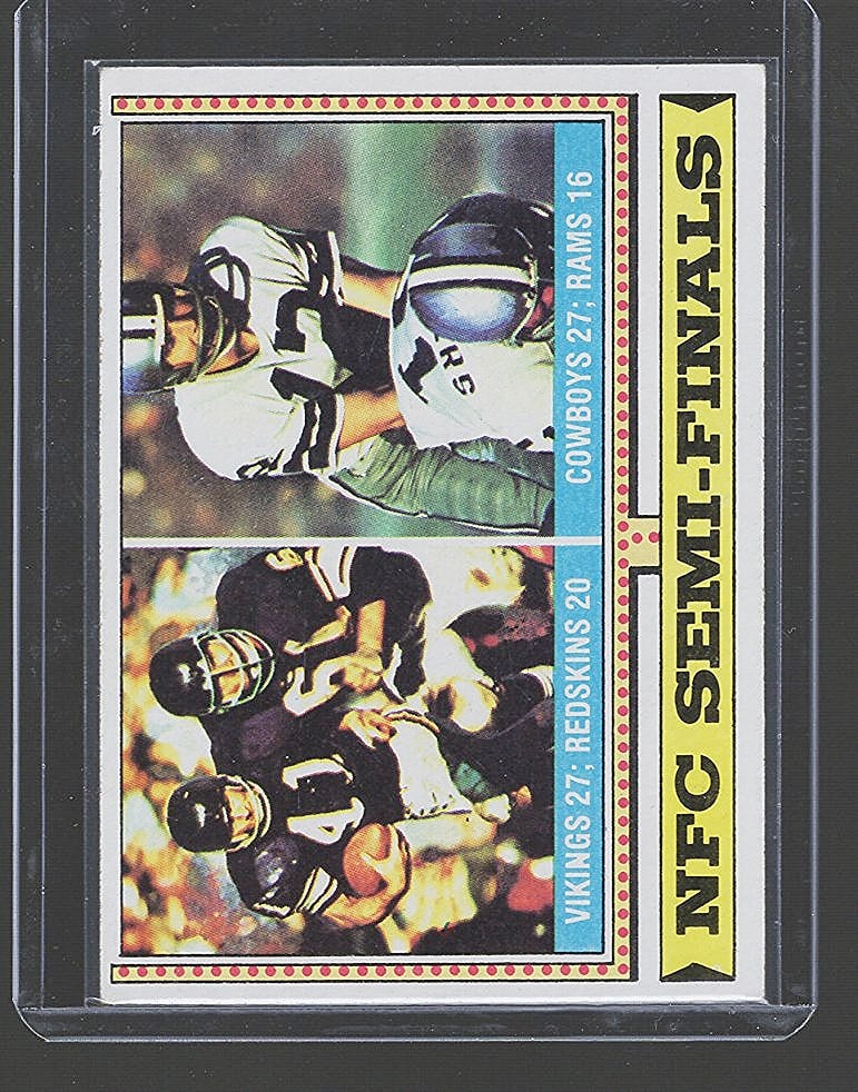 Roger Staubauch Dallas Cowboys 1973 NFC Semi-Finals 1974 Topps #461: Topps Football NFL Trading Sports Cards, Sports Cards for Sale Near Me, Super Bowl & Hall of Fame Player Cards, Resurgence, Composite, SP, SSP, Valuable Auction Memorabilia Lots For Sale On Line