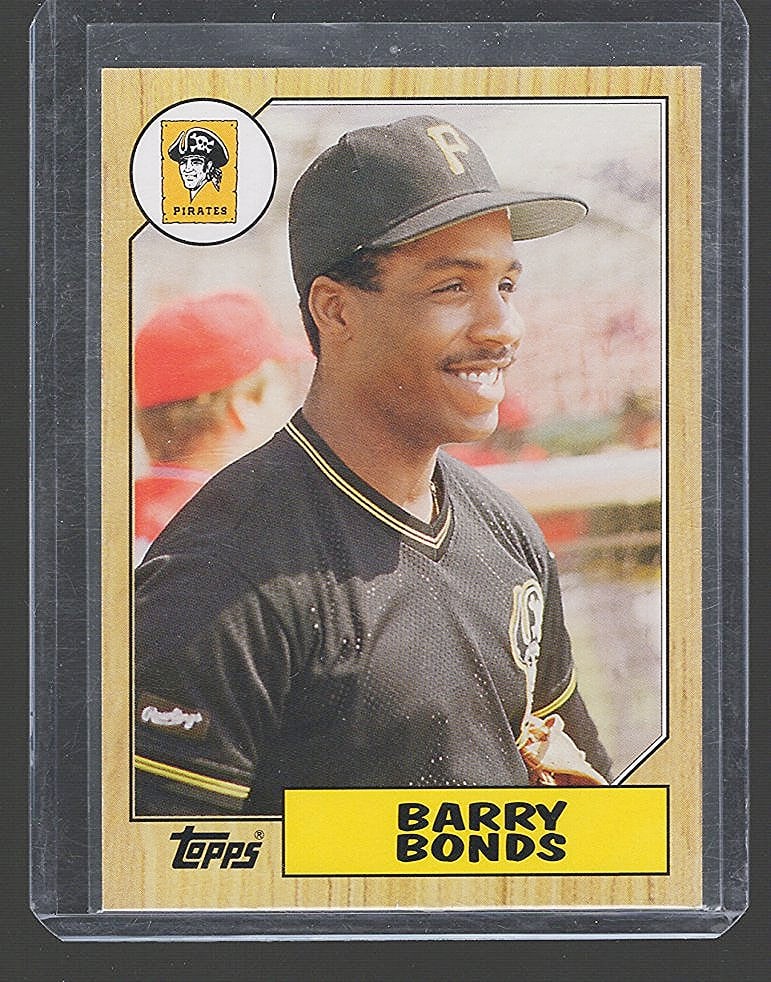 Barry Bonds Rookie Card 1987 Topps #320 Vintage MLB Trading Card (1 of 2)