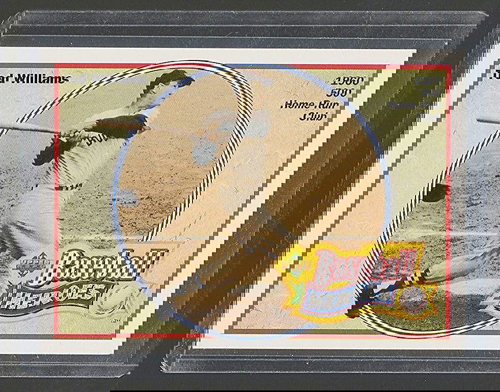 Ted Williams Baseball Heroes 1960 500 HR Club 1991 Upper Deck #34 of 36 Vintage MLB Trading Card (1 of 2)