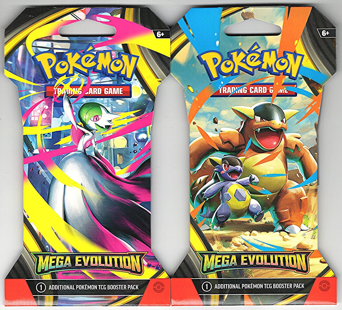 2 COUNT: 2025 Pokemon Mega Evolutions 10 Card Booster Pack (1 of 1)