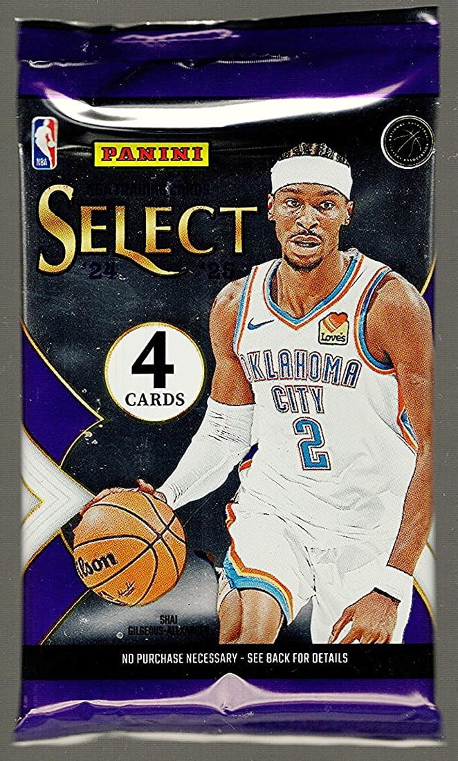 2024-25 Panini Select Basketball Card MEGA BOX PACK (1 of 1)