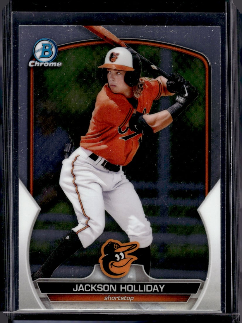 Jackson Holliday Prospects 2023 Bowman Chrome #BCP-20 Baltimore Orioles (1 of 2)