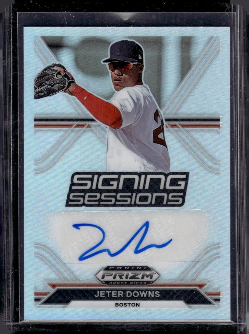 Jeter Downs Silver Prizm Auto 2021 Prizm Draft Picks #SS-JE (1 of 2)